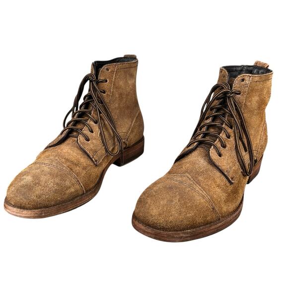 Frye Men’s Bowery Brown Suede Lace Up Chukka Boot Size US 8 D - Picture 6 of 11